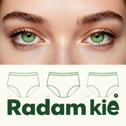 year 1 9 2 8 commercial poster for radium underwear. hyperrealistic drawing. green eyes