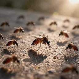 the never ending swarm of mosquitoes