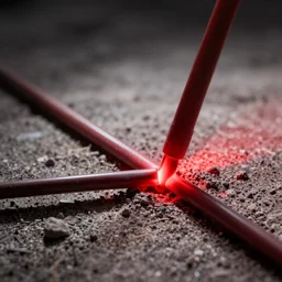 ground wire dart fixed red hot