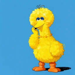 Big Bird pondering his Orb by Todd Lockwood