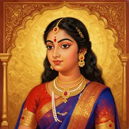 Inka princess by Raja Ravi Verma