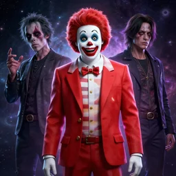 ronald mcdonald, scariest horror nightmare by beksinski and junji iyo and horiyoshi iii, digital art, deepdream cosmic, 3 d high definition, trending on artstation, hyper detailed, trending on deviantart, unreal engine