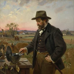 an artwork by francis davis millet
