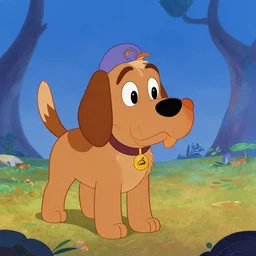 a dog from Disney's Treasure Planet