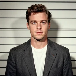 A mugshot of Harry styles from the 1950’s