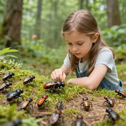 little amy loves her insect army.