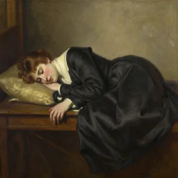and by opposing end them. to die — to sleep,, victorian, oil