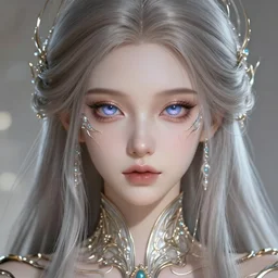 fantasy magic fashion girl portrait, sci-fi, glossy eyes, face, long hair, fantasy, intricate, elegant, highly detailed, digital painting, artstation, concept art, smooth, sharp focus, illustration