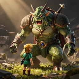 ganon from legend of zelda cries because of link