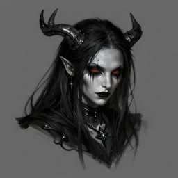 kerli koiv as grim reaper, grimdark, darkwave, darksynth, concept headshot art, sharp, digital matte painting, art by luis royo, greg rutkowski, wlop, dramatic lighting, trending on artstation