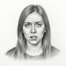 Schizophrenia pencil sketch