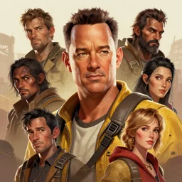 asthetics! pretty! cell shaded  head portrait of tom hanks as Borderlands 3 concept art, llustration, post grunge, concept art by josan gonzales and wlop, by james jean, Victo ngai, David Rubín, Mike Mignola, Laurie Greasley, highly detailed, sharp focus,alien,Trending on Artstation, HQ, deviantart, art by artgem