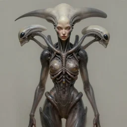 beautiful symmetrical xenomorph young woman, aesthetic art, 8 k, high details, digital painting, concept art, matte painting, by bouguereaum, mimmo rottela, paul robertson