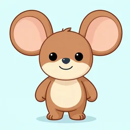 Cheburashka, big ears, cartoon 2d
