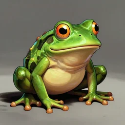 sinister old frog character portrait, by don bluth, highly detailed, dynamic shadows, 4 k, wallpaper - 1 0 2 4