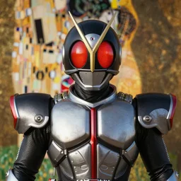 japan kamen rider with oval eyeballs, intricate detail, royo, whealan, giger, klimt, hd, octane render, unreal engine,