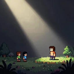 NES pixel art characters,