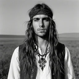 hippy model photograph by ansel adams