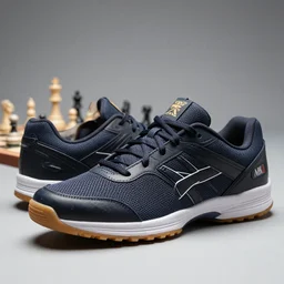 sport shoes for a chess player, product photo, studio lighting, highly detailed