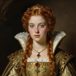 beautiful young medieval queen by howard pyle