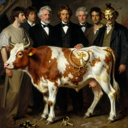 human calf and tibia and humorous artists anatomy in the style of wayne barlowe, gustav moreau, goward, bussiere, roberto ferri, santiago caruso, luis ricardo falero, dali