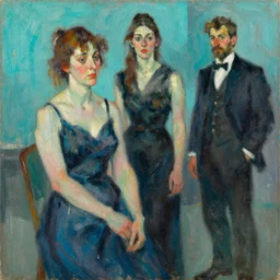 high quality high detail painting by lucian freud, jenny savile, ilya repin and john singer sargent, motion blur, grunge, turquoise, hd