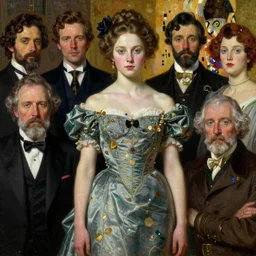 highly detailed oil painting | very intricate | cinematic lighting | award - winning | portrait of saturnusdaughter dressed in high fashion | by roberto ferri, by tom bagshaw, by j. c. leyendecker and klimt, american romanticism, by austin osman spare, artstation, cgsociety, official art, octane