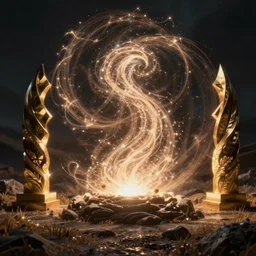 magical aura, swirling mana weaves