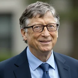 close-up of Bill Gates as a detective in a movie directed by Christopher Nolan, movie still frame, promotional image, imax 70 mm footage