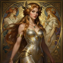 goddess, played by Nathalie Emmanuel, league of legends, intricate, highly detailed, digital painting, hyperrealistic, artstation, concept art, smooth, sharp focus, illustration, Unreal Engine 5, 8K, art by artgerm and greg rutkowski and alphonse mucha, by Jesper Ejsing