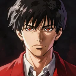 shinji ikari! red dead redemption art style, rockstar games art, realistic anime, portrait, beautiful face, symmetrical face