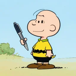 glonkpen, peanuts character, illustrated by charles schulz