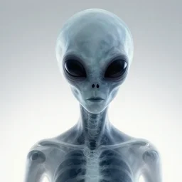 xray of an alien
