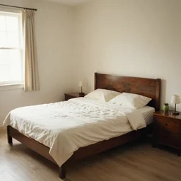 a photograph of a bedroom from 2006