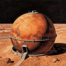 asimov mars habitat illustrated by moebius