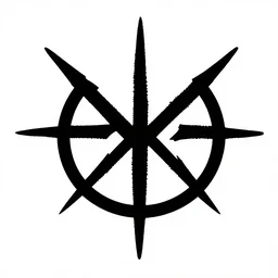 black metal logo