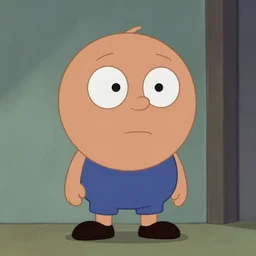 still from animated horror movie, animated movie shot, plain colors