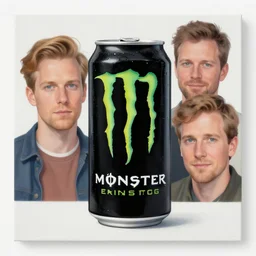 black monster energy, award winning collaborative painting by geg ruthowski, alphonse murac, craig mullins, ruan jia, wlop, yoji shinkawa, collaborative artwork, exquisitely high quality and detailed