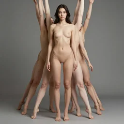 woman with twenty five legs