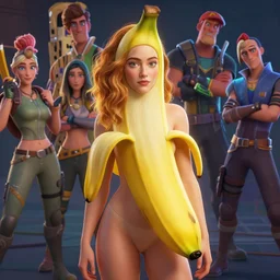 anthropomorphic portrait of emma stone that looks like a banana character, au naturel, hyper detailed, digital art, trending in artstation, cinematic lighting, studio quality, smooth render, unreal engine 5 rendered, octane rendered, art style by klimt and nixeu and ian sprigger and wlop and krenz cushart and pixar, riot, fortnite, overwatch