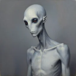 slenderman, high detail, masterpiece, oil on canvas, art by beksinski