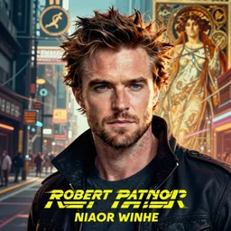 robert pattison, hyperrealistic portrait, bladerunner street, art of elysium by jeremy mann and alphonse mucha, fantasy art, photo realistic, dynamic lighting, artstation, poster, volumetric lighting, very detailed face, 4 k, award winning