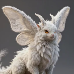 close up portrait of a fuzzy, feathery, elegant, kaiju moth dragon, alphonse mucha, rhads, ross tran, artstation, artgem, octane render, 1 6 k