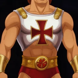 He-Man!!!!!, closeup,filmation, frazetta, Rudy Obrero, William George ,sci fi,fantasy, intricate,with german iron cross on chest armor ,elegant, loin cloth ,highly detailed, oil painting, artstation, concept art, matte, sharp focus, illustration, hearthstone, art by Artgerm and Greg Rutkowski and Alphonse Mucha