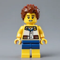 a beautiful portrait of a lego character, by rembrandt, featured on artstation