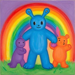 🌈 🕳!!! by shusei nagaoka, david rudnick, airbrush on canvas, pastell colours, cell shaded!!!