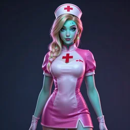 caitlyn, from league of legends, wearing nurse costume, hyper detailed, digital art, trending in artstation, cinematic lighting, studio quality, smooth render, fluorescent skin, unreal engine 5 rendered, octane rendered, art style by klimt and nixeu and sleepy sheep and wlop and krenz cushart