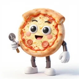 an anamatronic pizza character