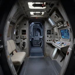 interior shot of the spaceship from the movie alien ( 1 9 7 9 )