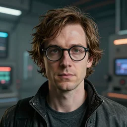 nerdy nick bostrom portrait with nerdy glasses in cyberpunk 2 0 7 7 3 8 4 0 x 2 1 6 0 simulation hypothesis oxford